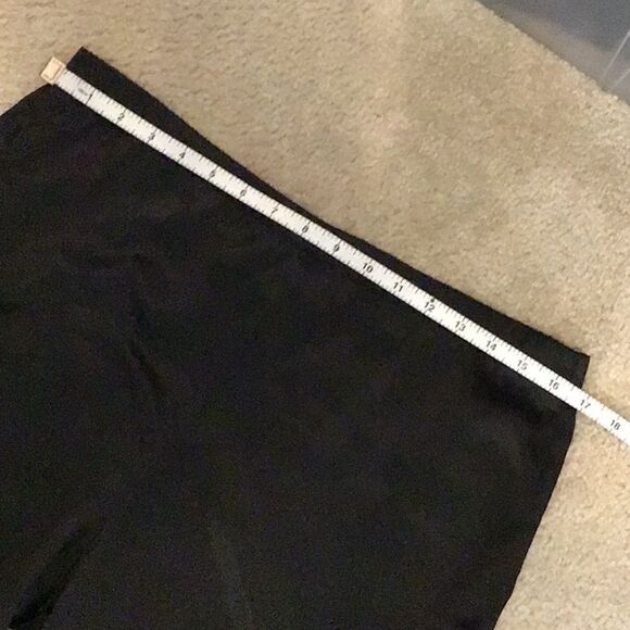 Mary Jo Bruno Neiman Marcus Pants Black Silk Loungewear Elastic Waist Size 12P - Picture 7 of 12